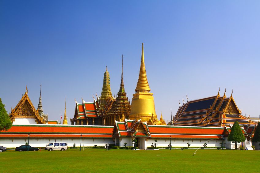 11718743 - wat phra kaew, temple of the emerald buddha, bangkok, thailand.