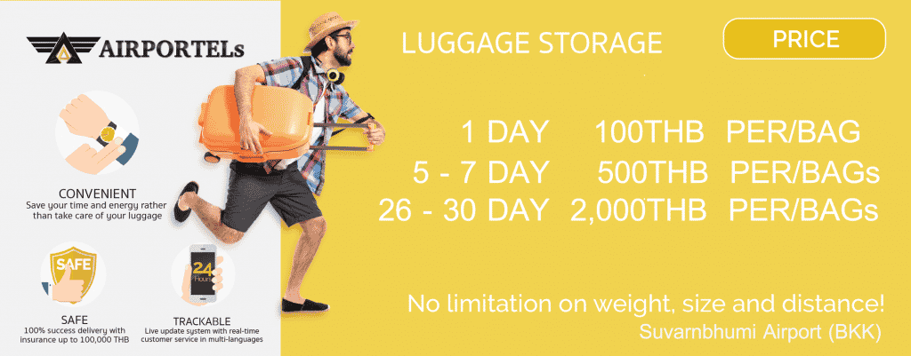 bangkok airport luggage storage