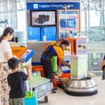 Luggage Wrapping Service staff