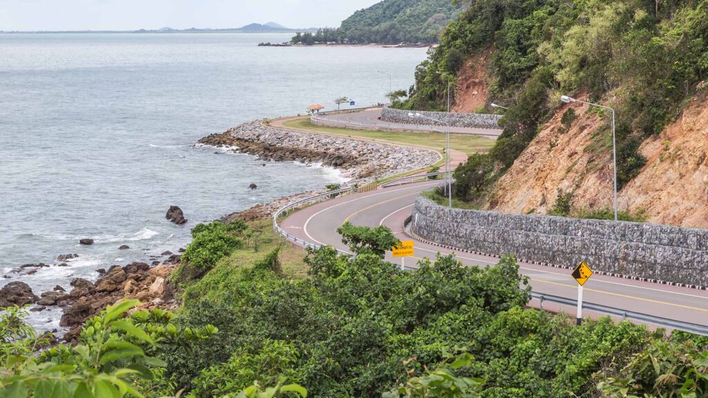 Chalerm Burapa Chollathit Road, Chonburi,Rayong,Chantaburi.Trad Province,Tourist attractions in Thailand