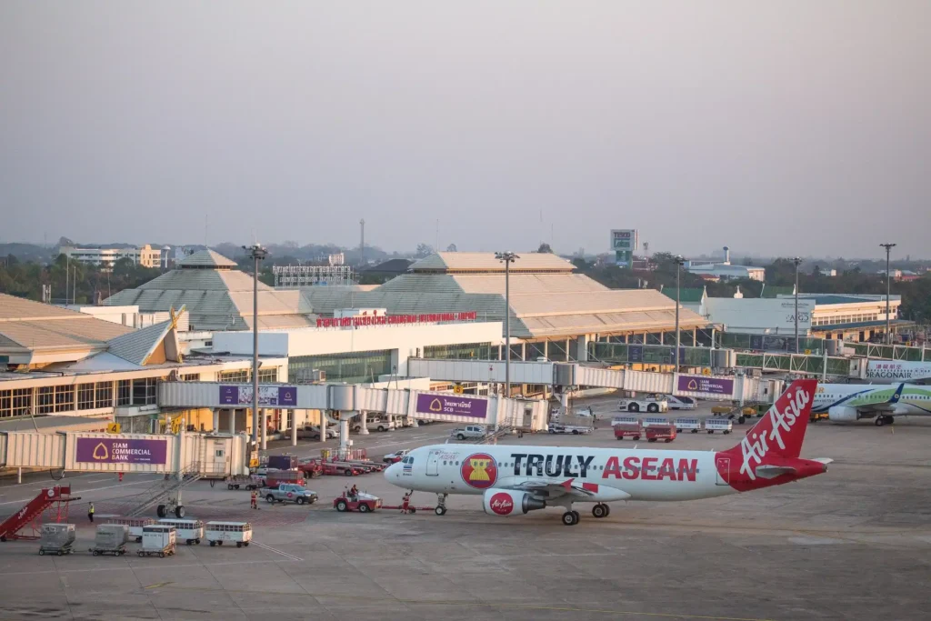 Chiang Mai International Airport is a major transportation hub