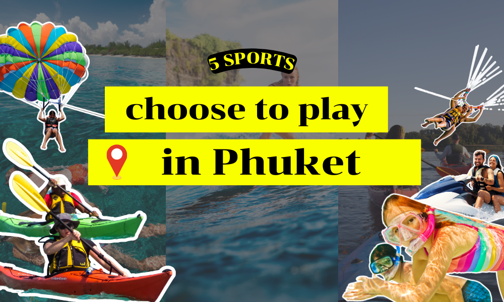 Playing sports in Phuket: 5 Sports that travelers choose to play in Phuket.