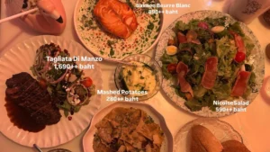 Pastel Rooftop Recommended Menu