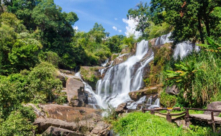 Waterfall in Chiang Mai,Mae Klang Waterfall