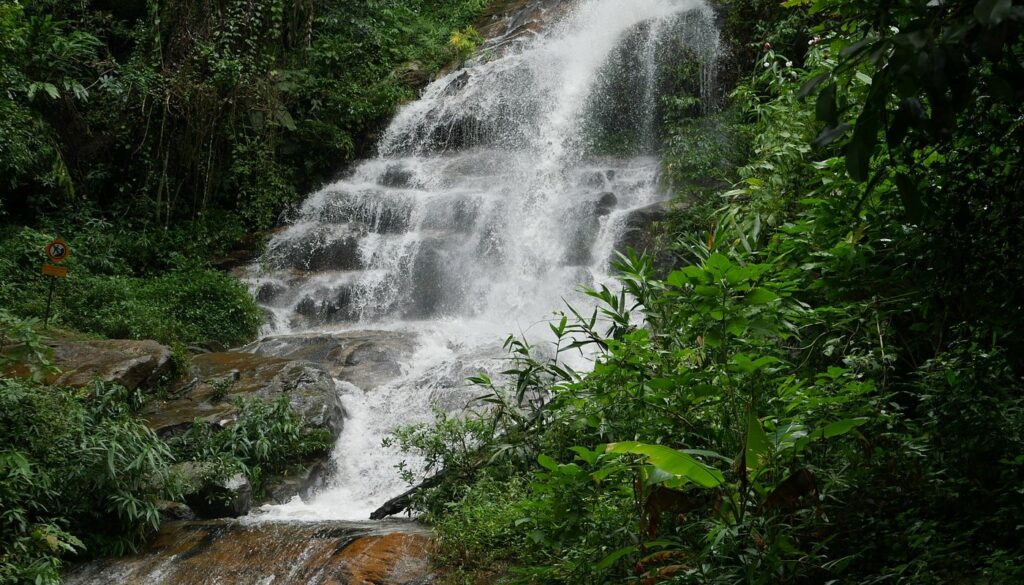 Waterfall in Chiang Mai, Huay Kaew Waterfall