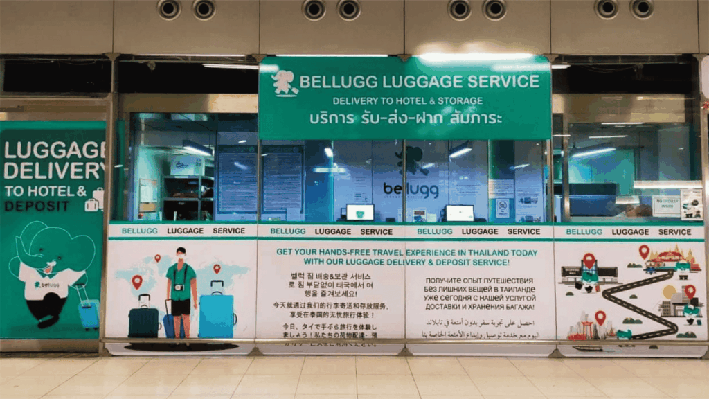 Luggage storage bangkok airport-Bellugg