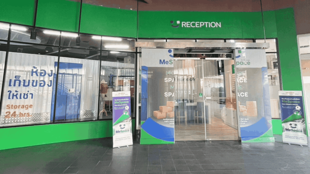 Luggage storage at Mespace Self Storage Pattaya